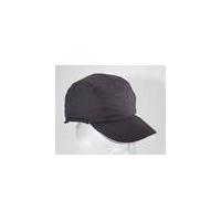 Baseball cap with ear flaps, black, in various sizes