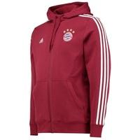 bayern munich 3s hooded zip red