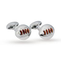 babette wasserman green american football cufflinks