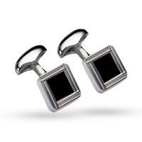 babette wasserman rhodium plated celtic cufflinks