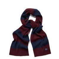 Bar Striped Scarf - Purple Fig