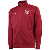 Bayern Munich 3 Stripe Track Jacket Red