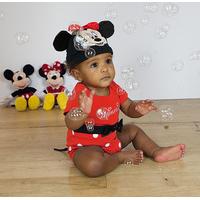 Babies Disney Minnie Mouse Body Suit and Hat Costume