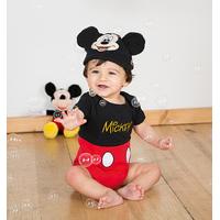 Babies Disney Mickey Mouse Body Suit and Hat