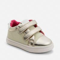 Baby girl shiny sneakers with riptake Mayoral