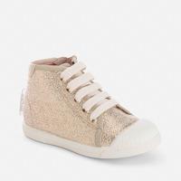 Baby girl sneakers with metallic effect Mayoral