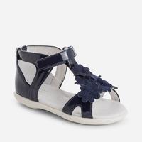 baby girl sandals with flower details mayoral