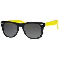 basics coloured wayfarer sunglasses yellow mens sunglasses in yellow