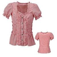 bavarian red blouse womens costume fancy dress l