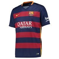 Barcelona Home Shirt 2015/16 - Kids Blue