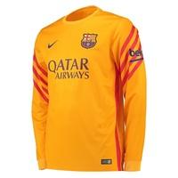 Barcelona Change Goalkeeper Shirt 2015/16 Gold