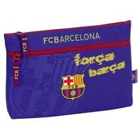Barcelona FC Big Pencil Case With Two Zippers