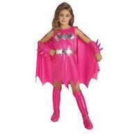Batman ~ Batgirl(tm) Pink Dress - Kids Costume 5 - 7 Years