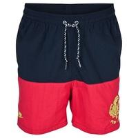 Barcelona Covert Team Shorts - Dark Obsidian/Legion Red/Venom Green