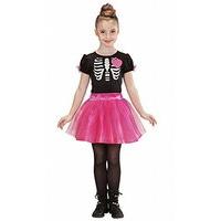 Ballerina Skeleton - Halloween - Childrens Fancy Dress Costume - Small - Age