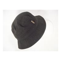 Barbour Dark Brown Wax Sports Hat Size Medium