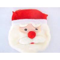 Bag Santa Face Zipped Long Strap