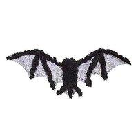 Bat Wing Withmarabou 102x35cm Accessory For Halloween Fancy Dress