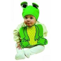 Baby Froggy Set Bonnet & Bib Accessory For Fancy Dress