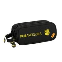 Barcelona Triple Pencil Case.-black