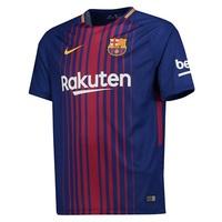 barcelona home stadium shirt 2017 18 kids redblue