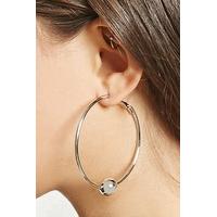 Ball Hoop Earrings