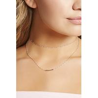 bar charm layer choker