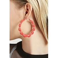 Bamboo-Inspired Hoop Earrings