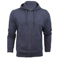 Batrig Zip Up Hoodie in Mood Indigo Marl - Dissident