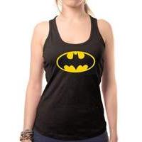 batman logo fitted vest large