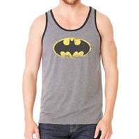 batman washed logo unisex premium vest large