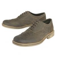 Barbour Redcar Oxford Brogue, Dark Brown, 12 (EU 47)