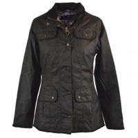 Barbour Utility Wax Jacket, Black, 16