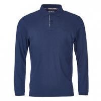 Barbour Long Sleeve Sports Polo, Navy, XXL