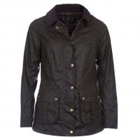 Barbour Laurel Wax Jacket, Olive, UK14