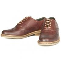 Barbour Redcar Oxford Brogue, Dark Brown Conker, 7 (EU 41)