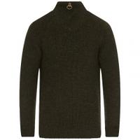 Barbour New Tyne Half Zip Sweater, Olive, XXL