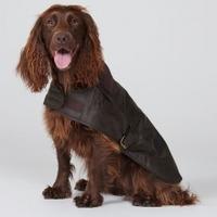 Barbour Wax Dog Coat, Olive, Small