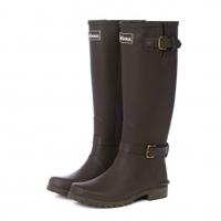 Barbour Cleveland Wellington Boots, Olive, 5