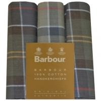 Barbour Tartan Handkerchiefs, Classic Assortment, Pack of 3