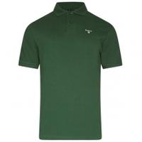 barbour sports polo l racing green