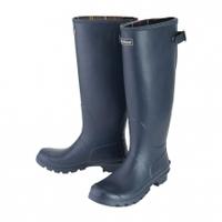 Barbour Jarrow Wellington Boots, Navy, UK 5
