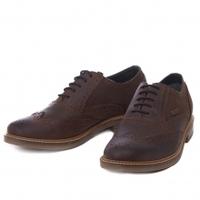 Barbour Redcar Oxford Brogue, Choco, 8 (EU 42)