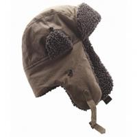 Barbour Fleece Lined Hunter Hat, Olive, Small