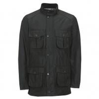 barbour corbridge utility jacket black small