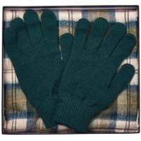 Barbour Scarf and Glove Gift Box, Ancient, One Size