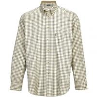 Barbour Sporting Tattersall Button Down Shirt, Navy/Olive, Small