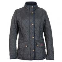 Barbour Cavalry Polarquilt Jacket, Navy, 8