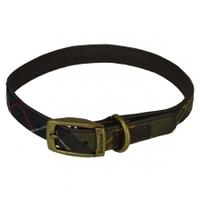 Barbour Classic Tartan Dog Collar, Tartan, L