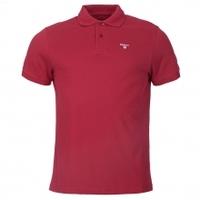 barbour sports polo s raspberry